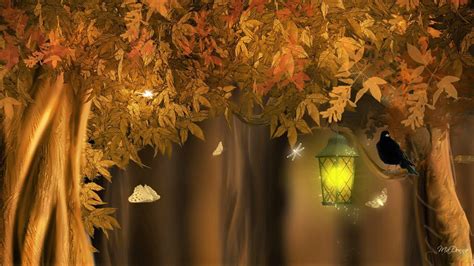 Autumn Lantern Wallpapers Wallpaper Cave