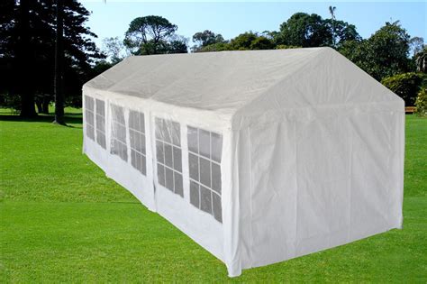 Peaktop outdoor 10 x 20 ft upgraded heavy duty carport car canopy portable garage tent boat shelter with reinforced triangular beams and 4 weig. 30' x 10' PE Party Tent - Heavy Duty Carport Canopy Car Shelter - White 799418236674 | eBay
