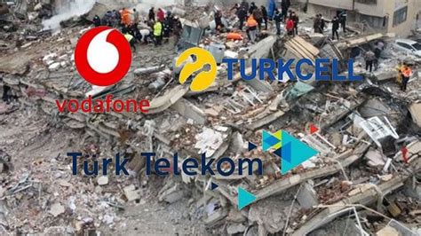 T Rk Telekom Vodafone Ve Turkcell E Deprem Soru Turmas