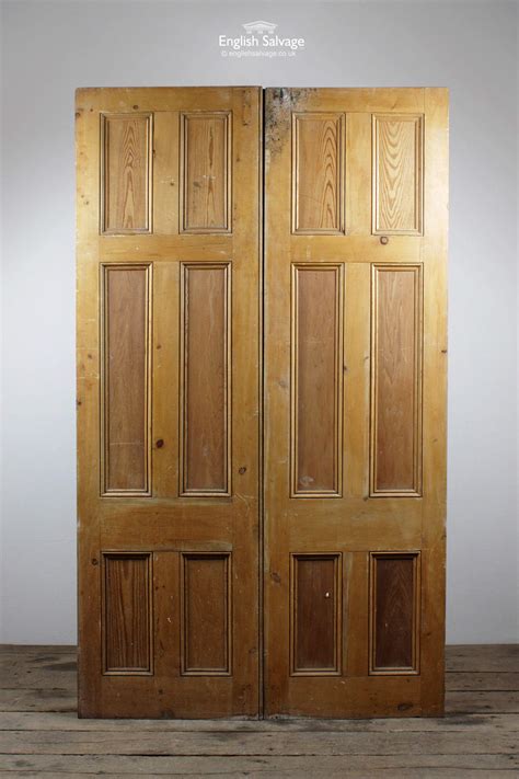 When you don't want to see for safety reasons the dimensions pw refers to the actual maximum opening, this is different from dimension a as 80mm of the door should be left. Vintage Six Panel Pine Double Doors
