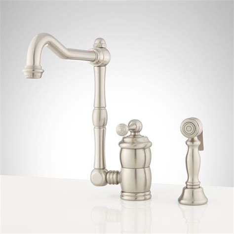 Reviews of the 7 best kitchen faucet for farmhouse sink, plus 1 to avoid: Signature Hardware Mulder Single Hole Kitchen Faucet with ...