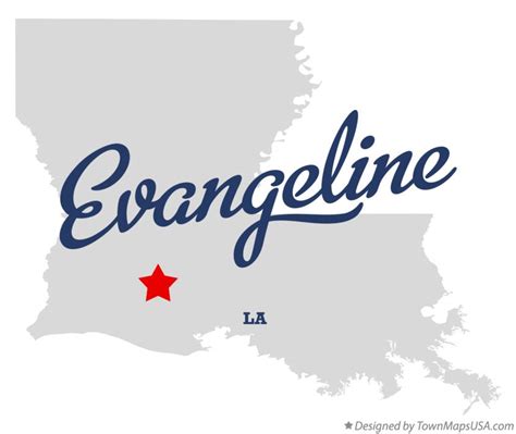 Map Of Evangeline La Louisiana