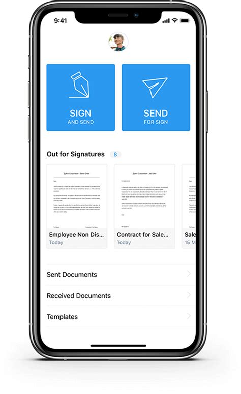 An electronic signature app is an app that allows you to sign paperwork digitally. Zoho Sign Mobile App - Free E-Signature App