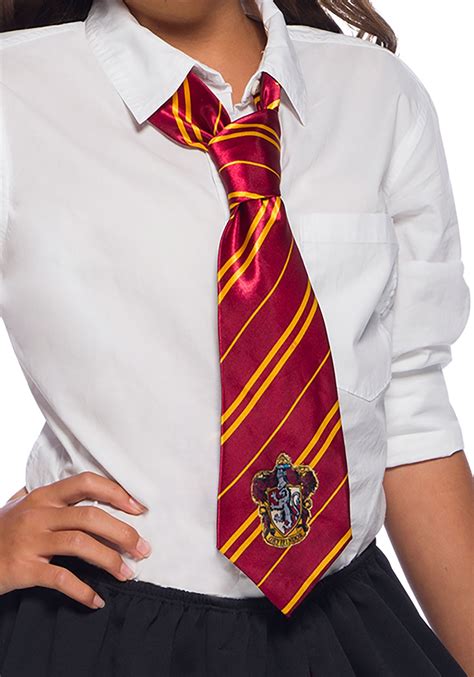Harry Potter Tie Hogwarts Tie Gryffindor Wizard Tie Fancy Dress School