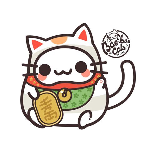 Maneki Neko Lucky Cat On Behance Lucky Cat Tattoo Maneki Neko