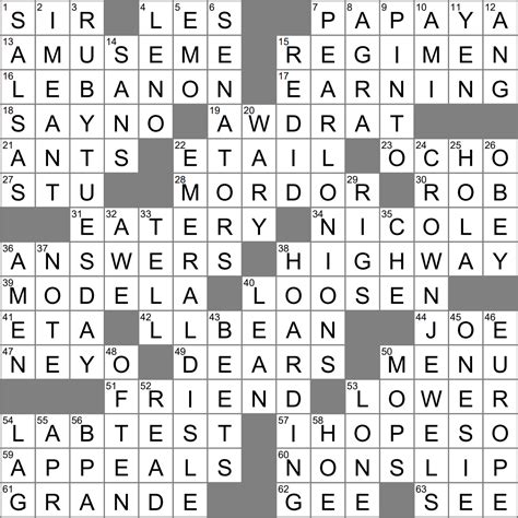 LA Times Crossword 8 May 23, Monday - LAXCrossword.com