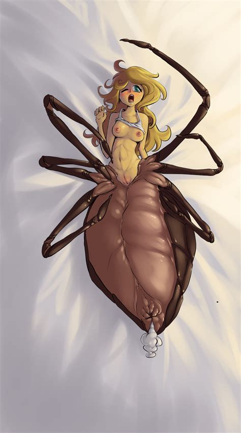 Rule 34 2013 Arachnid Arthropod Bakuhaku Blonde Hair Blush Breasts Clothing Drider Female