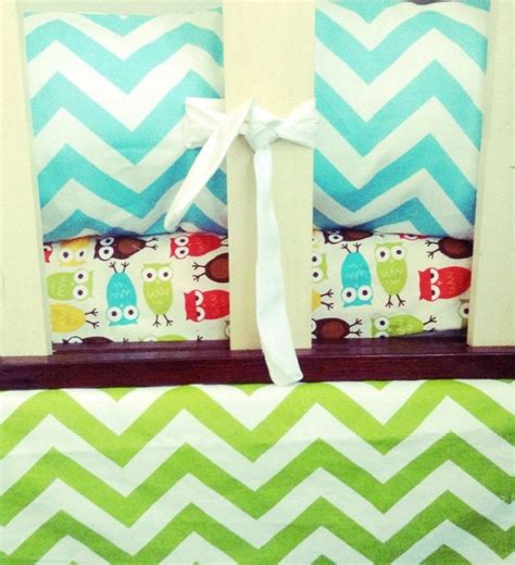 You can shop for adorable baby bedding sets for girls and boys at sears. 3 piece Crib bedding set in Aqua lime green brown by ...