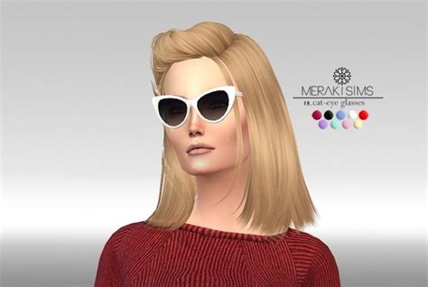Cat Eye Sunglasses By Merakisims At Simsworkshop Sims 4 Updates