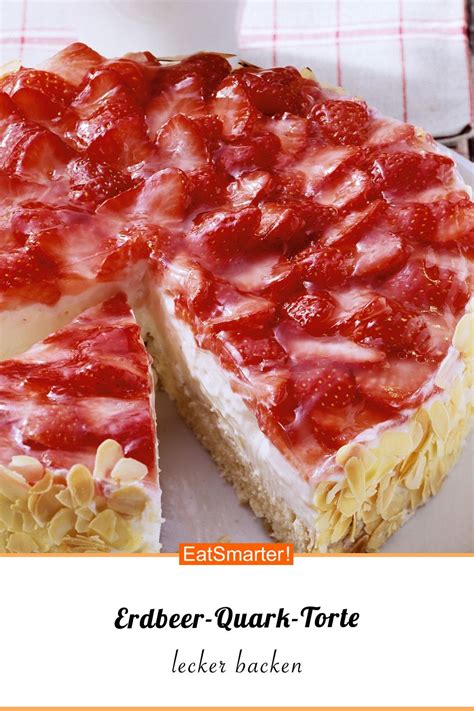 Da es diese woche ja endlich mal so richtig warm werden soll, ist dieser erfrischende. Erdbeer-Quark-Torte | Rezept | Erdbeer quark kuchen ...