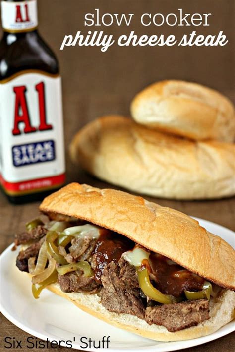 You'll need two of these packages to make this delicious slow cooker philly cheesesteak recipe. Slow Cooker Philly Cheese Steak Sandwiches - Six Sisters' Stuff