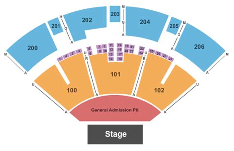 Pnc Pavilion At The Riverbend Music Center Seating Chart