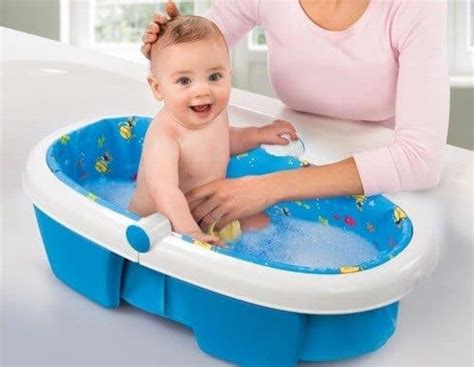 Collapsible baby kid bath tub toddler shower basin infant bathroom bathtub uk. Best Baby Bathtub Reviews | Alpha Mom