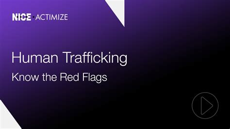 Human Trafficking Know The Red Flags Youtube