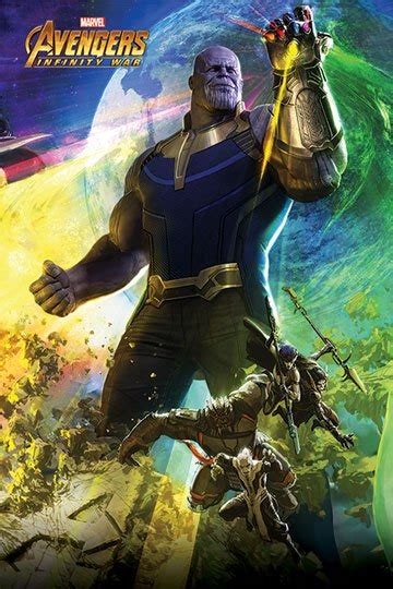 Vengadores Infinity War Póster Thanos Universo Funko Planeta De