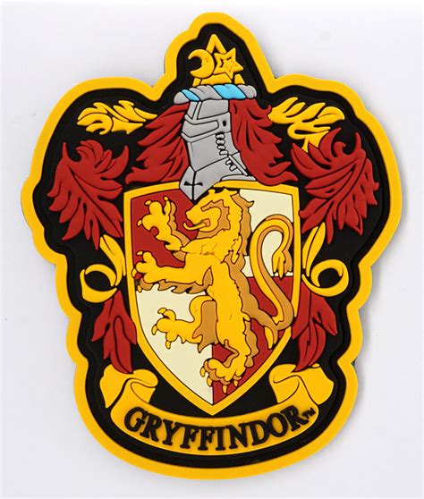 Harry Potter Gryffindor Crest Soft Touch Pvc Magnet Sunset Key Chains