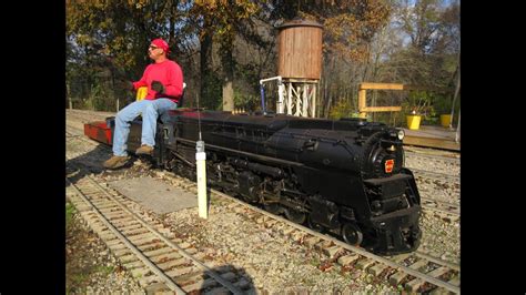 Big Live Steam Locomotives At Mill Creek Central Backyard Train Youtube