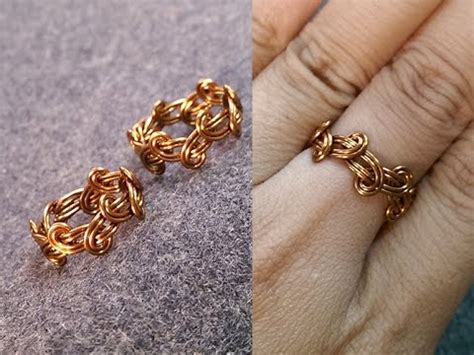Bánh lan anh handmade, đà lạt. Simple knot ring - handmade jewelry design 237 - YouTube