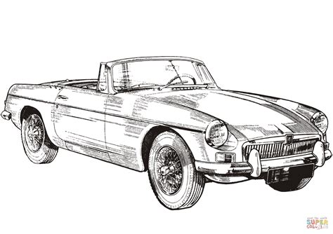 Mg Mgb Spyder Värityskuva