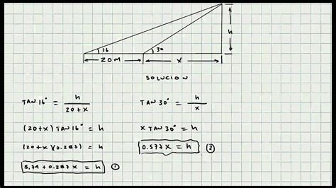 Ejercicio Solucion De Triangulos Trigonometria Video 049 YouTube
