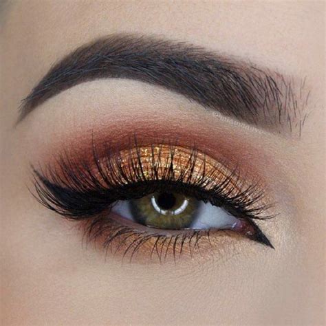 Beautiful Warm Fall Inspired Eye Makeup Eye Makeup Makeup Geek