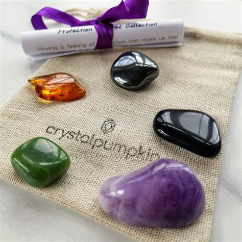 Protection Crystal Collection Crystals To Protect Crystal Etsy Uk