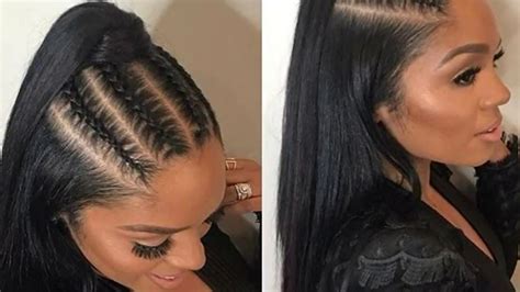 Best Ponytail Hairstyles For Black Hair Youtube