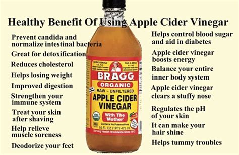 This may be palatable or not, depending on your taste. Apple Cider Vinegar - 23 Research Backed Benefits - Just ...