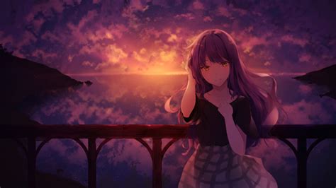 Mocca Sunset Anime Girl 4k Hd Anime 4k Wallpapers