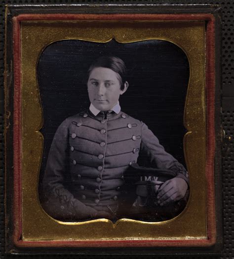 Unidentified Cadet In Virginia Military Institute Uniform 1845