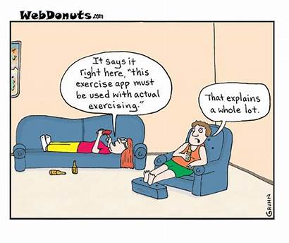 Exercise Cartoon Webdonuts Cartoons Funny Fitness Requirements
