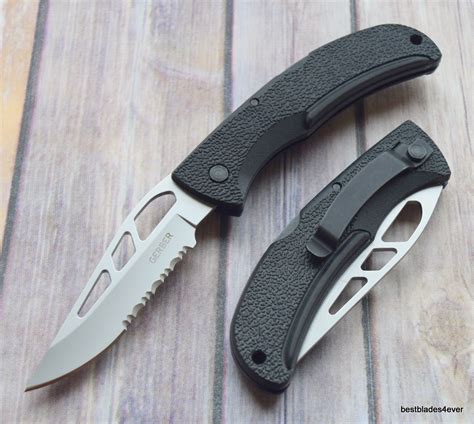 Gerber Ez Out Skeleton Lock Back Folding Knife “made In Usa” Razor Sharp Blade Bestblades4ever