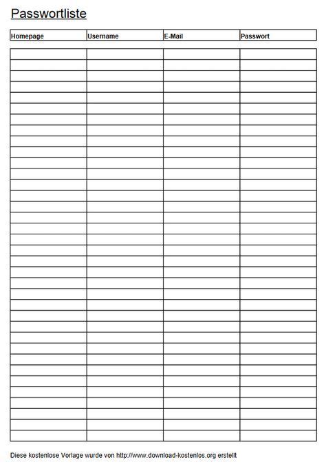 Multiplikationstabelle zum ausdrucken kostenlos einmaleins tabelle ausdrucken einmaleins kostenlos ausdrucken einmaleins karten drucken großes blanko künstler grußkarte meines zaunkönigs. Kennwortliste Passwortliste zum ausfüllen | Passwort liste ...