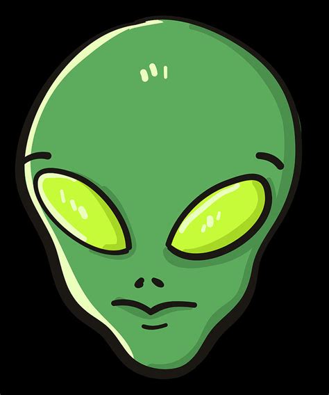 Raid Area 51 Alien Head Digital Art By Flippin Sweet Gear Fine Art