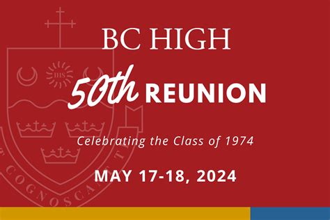 Class Of 1974 50th Reunion Bc High