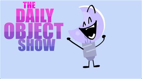 The Daily Object Show Season 3 But Only When Moonlight Is Talking Or On Screen Youtube