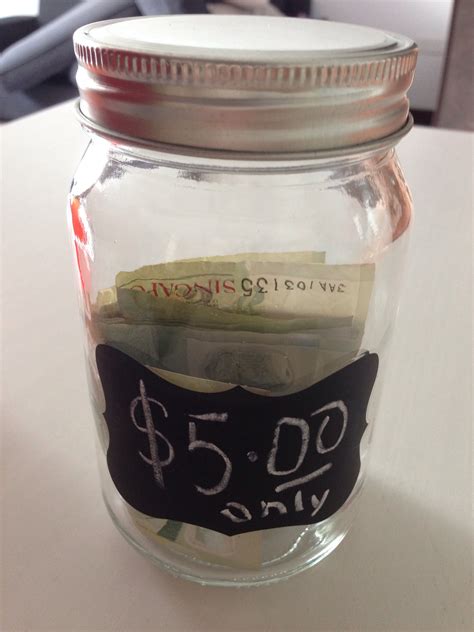 Sometimes an empty can just won't cut it. $5 saving plan! | Savings plan, Mason jars, Saving ideas