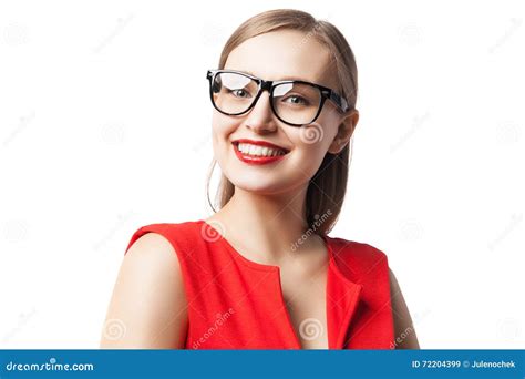Beautiful Woman Smiling At Camera Stock Image Image Of Isolated
