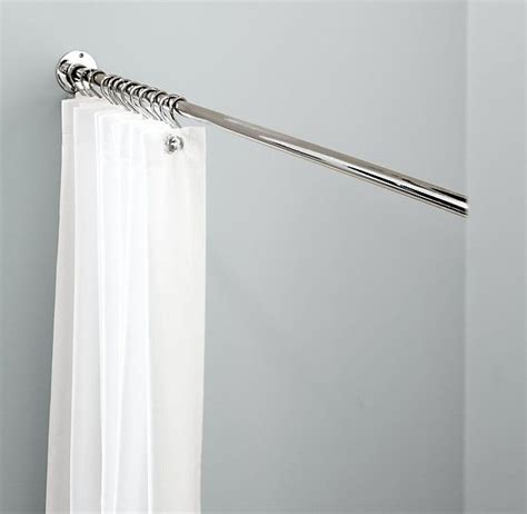 Shower enclosures can be installed in small or big bathroom. Straight Shower Rod | Shower rod, Shower curtain rods, Tub ...