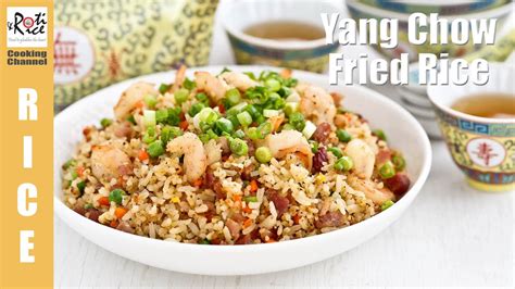 A soup, a carb dish (like noodles or rice), a few vegetables, a few meats, and a fish. Yang Chow Fried Rice | Roti n Rice - YouTube