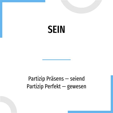 Conjugation Sein 🔸 German Verb In All Tenses And Forms Conjugate In