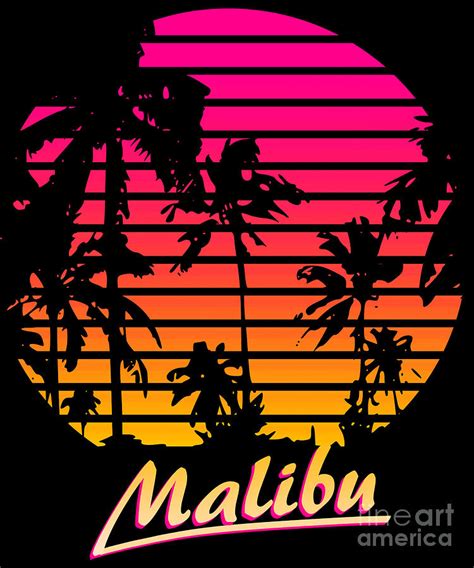 Malibu Digital Art By Filip Schpindel