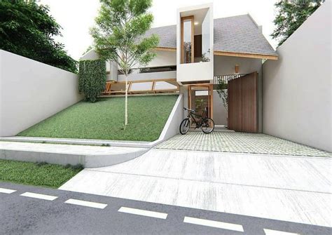 Desain rumah sederhana ukuran 7×9 meter. Desain Rumah Minimalis Modern Ukuran 10 x 18 Meter Dengan ...