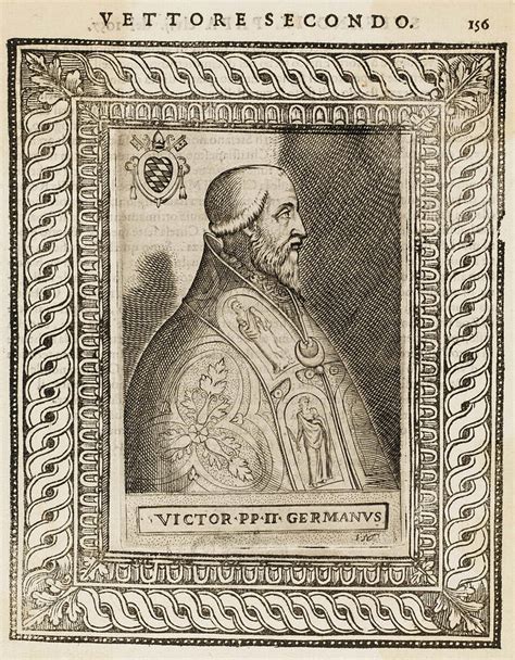 Pope Victor Ii Count Gebhard Drawing By Mary Evans Picture Library