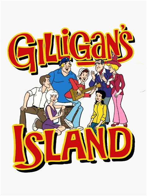 Gilligans Island Sticker By Smoggysmoggy Redbubble