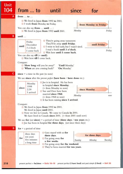 Essential grammar in use + basic english grammar, 4 edition, betty azar, 1996. Time expressions - English guider
