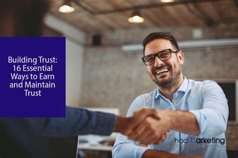 Building Trust 16 Essential Ways To Earn And Maintain Trust