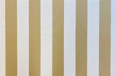 Sand And White Striped Fabric Sandy Beige White Stripe Cotton Fabric