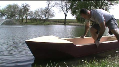 Rc Cargo Ship Hull First Test Youtube