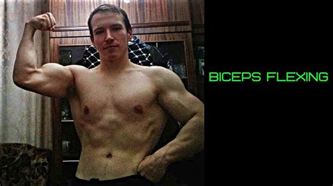 Biceps Flexing And Bodybuilding Posing Youtube